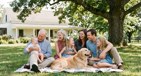 Bilinçli farkındalıkla ebeveynlik yaklaşımını yansıtan aile görseli