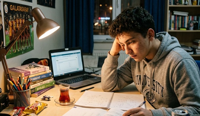 Sınav baskısı döneminde öğrenciyi duygusal olarak destekleyen ebeveyn ve genç