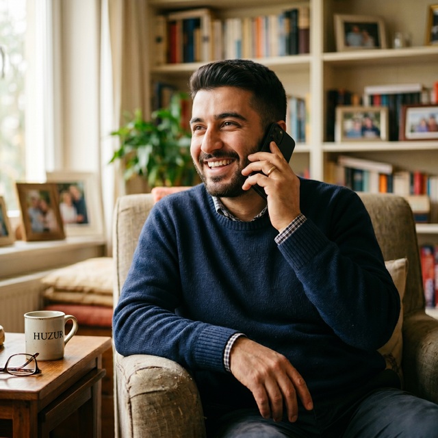 Telefon ekranından sevgilisiyle konuşan genç kadın — uzun mesafeli ilişkide ayrılık kaygısı ve psikolojik zorluklar üzerine derin bir bakış