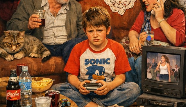 Y kuşağının duygusal yorgunluğunu simgeleyen bir çocuk